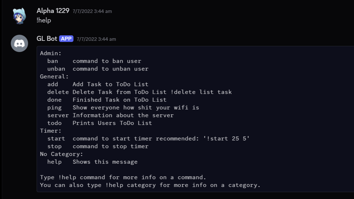Study Bot project screenshot
